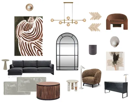 Colors of wood - living room Interior Design Mood Board by dijana_herr on Style Sourcebook