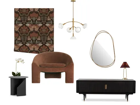Vintage dramatic glamour Interior Design Mood Board by Milena Barbalinardo on Style Sourcebook