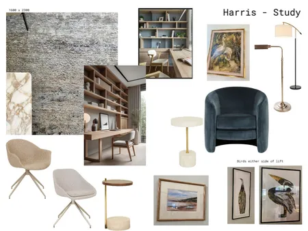 Harris Study Interior Design Mood Board by East Lane Home on Style Sourcebook