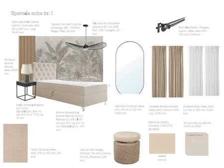 Spavaća soba br.1 Interior Design Mood Board by acikovic on Style Sourcebook