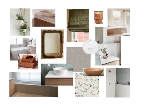 Modern Mediterranean Bathroom Interior Design Mood Board by Ajeless Designs on Style Sourcebook