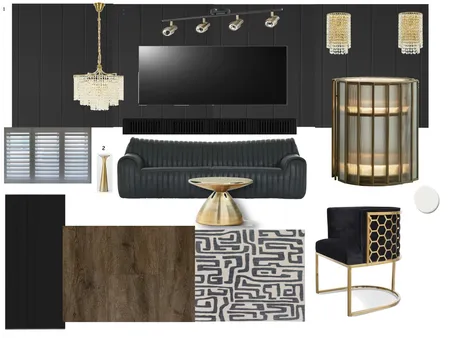 Media Room Interior Design Mood Board by saloni.devwork@gmail.com on Style Sourcebook