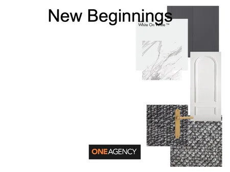 One Agency New Beginnings Interior Design Mood Board by Beau Monde Property Styling on Style Sourcebook