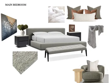 Main Bedroom Interior Design Mood Board by Ambleside Styling on Style Sourcebook