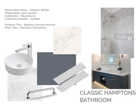 Classic Hamptons Bathroom Interior Design Mood Board by NostraPG on Style Sourcebook