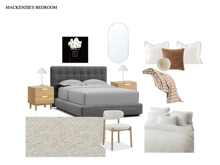 Mackenzie's Bedroom Interior Design Mood Board by Ambleside Styling on Style Sourcebook