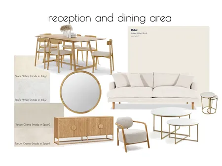 reception and dining area moodboard Interior Design Mood Board by dinagamal99_ on Style Sourcebook