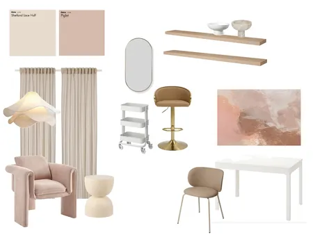 JLS Makeup Studio Interior Design Mood Board by lisapackham on Style Sourcebook