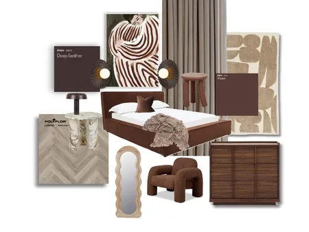 Bedroom Mocha Mousse Interior Design Mood Board by Aimee.Donohoe on Style Sourcebook