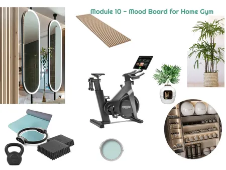 Module 10 - Gym Mood Board 30-05-25.1 Interior Design Mood Board by JudyK on Style Sourcebook