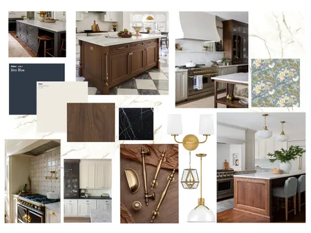 Downing Kitchen Blue Interior Design Mood Board by mplaracy@gmail.com on Style Sourcebook