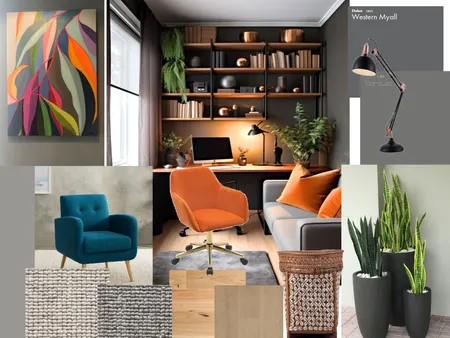 Δωμάτιο γραφείο Interior Design Mood Board by maria_jord on Style Sourcebook