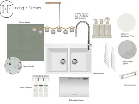 Irving Kitchen Interior Design Mood Board by Ivy + Finch Design on Style Sourcebook
