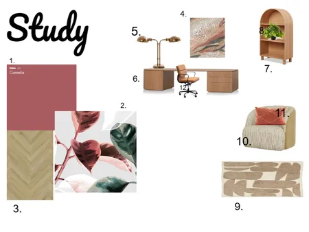 Study Interior Design Mood Board by JulesAAJ on Style Sourcebook