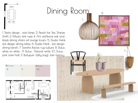 Dining room Interior Design Mood Board by MSP Styling & Design on Style Sourcebook