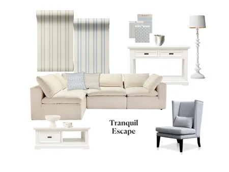Tranquil Escape Interior Design Mood Board by Cinnamon Clouds on Style Sourcebook
