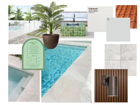 pool Interior Design Mood Board by GRACE THERESKA on Style Sourcebook