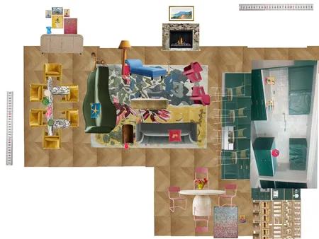 Great Room Space Planning Scale Interior Design Mood Board by dl2407 on Style Sourcebook