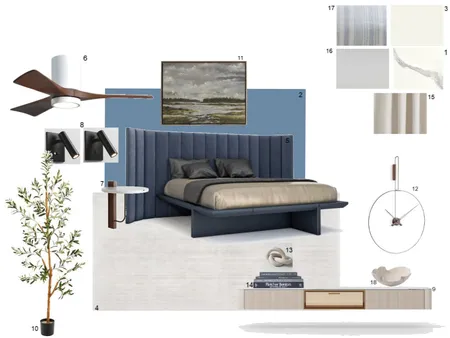 Dormitorio azul Interior Design Mood Board by Elizabet Santos on Style Sourcebook