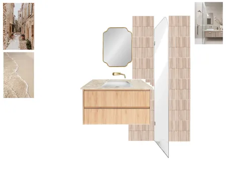 Travertine Ensuite Interior Design Mood Board by Bex Elliott Interior Designer on Style Sourcebook