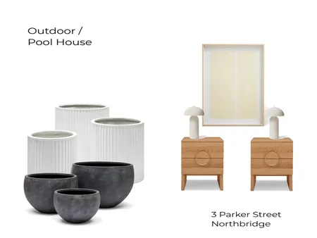 3 Parker Street, Northbridge - Pool House + Outdoor Planters Interior Design Mood Board by jane@horgans.com.au on Style Sourcebook