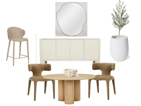 Simone- Dining Room Interior Design Mood Board by Redesign and Styled on Style Sourcebook
