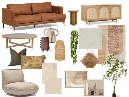 Living Room Biophilic Interior Design Mood Board by Pauline Buchanan on Style Sourcebook