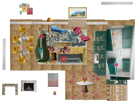 Great Room Space Planning Scale Interior Design Mood Board by dl2407 on Style Sourcebook