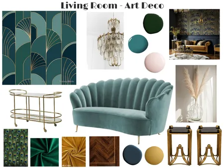 Art Deco Mood Board Interior Design Mood Board by AmyCobban on Style Sourcebook