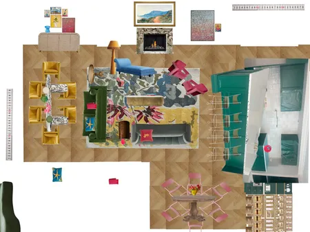 Great Room Space Planning Scale Interior Design Mood Board by dl2407 on Style Sourcebook