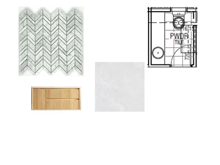 Marks Downstairs Powder Room Interior Design Mood Board by staged design on Style Sourcebook