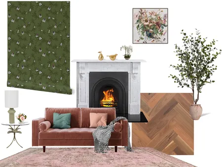 Autumn Daisy Living Room Interior Design Mood Board by cocoahobbitt@gmail.com on Style Sourcebook