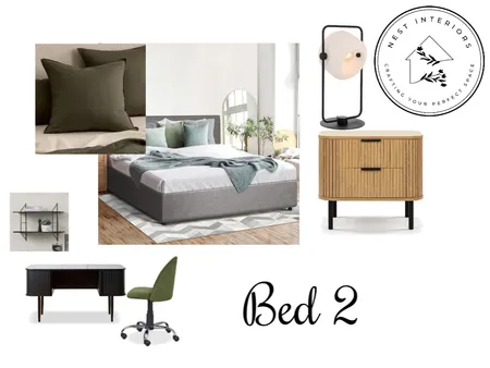 Bed 2 - 75 Romano Crescent Iluka Interior Design Mood Board by Nest Interiors on Style Sourcebook