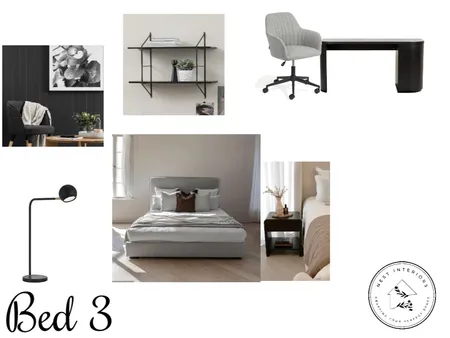 Bed 3 - 75 Romano Crescent Iluka Interior Design Mood Board by Nest Interiors on Style Sourcebook
