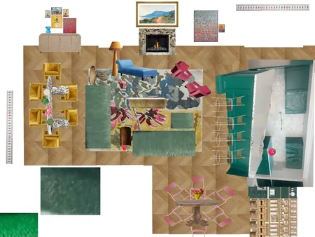 Great Room Space Planning Scale Interior Design Mood Board by dl2407 on Style Sourcebook