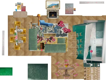 Great Room Space Planning Scale Interior Design Mood Board by dl2407 on Style Sourcebook