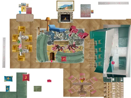 Great Room Space Planning Scale Interior Design Mood Board by dl2407 on Style Sourcebook