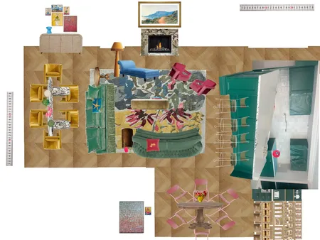 Great Room Space Planning Scale Interior Design Mood Board by dl2407 on Style Sourcebook