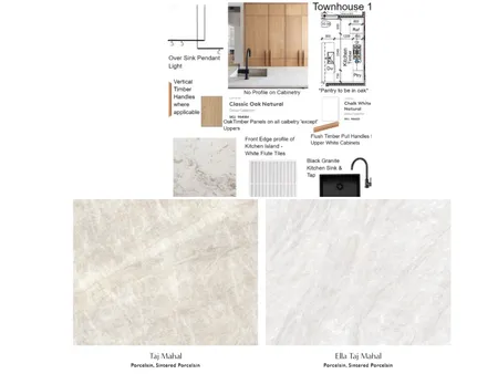 T1 Stone Benchtops Interior Design Mood Board by staged design on Style Sourcebook