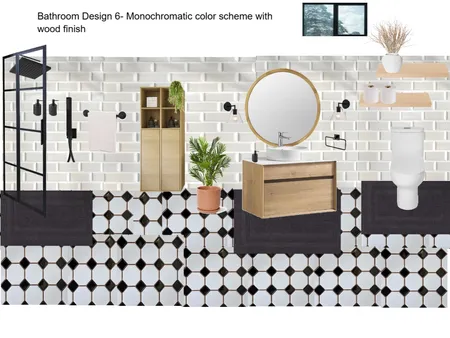 Lindies Residence - Monochromatic Color scheme bathroom Interior Design Mood Board by Asma Murekatete on Style Sourcebook