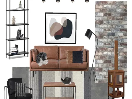 sophisticated industrial living room Interior Design Mood Board by Kim Stocks Designs on Style Sourcebook