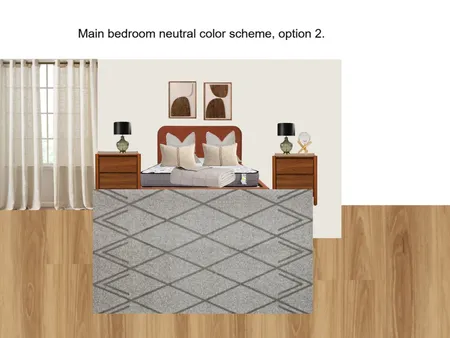 Lindies' Bedroom option 2 Interior Design Mood Board by Asma Murekatete on Style Sourcebook