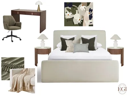 Upper Kedron Guest Bed 3 Interior Design Mood Board by Eliza Grace Interiors on Style Sourcebook
