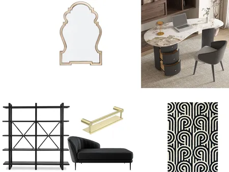 Noble & Precious - Home Office Interior Design Mood Board by Daley Cook Designs on Style Sourcebook