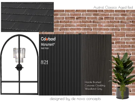 external blacks Interior Design Mood Board by De Novo Concepts on Style Sourcebook