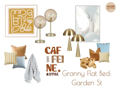 Granny Flat Bedroom - Garden St (V2) Interior Design Mood Board by Caffeine and Style Interiors - Shakira on Style Sourcebook