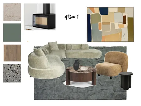 Living Room Option 1 Interior Design Mood Board by Grace Home Staging & Realty on Style Sourcebook
