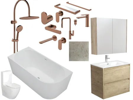 Jerry's Bathroom Interior Design Mood Board by Radevo Living on Style Sourcebook