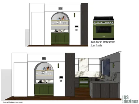 Tina Bar Green Interior Design Mood Board by DSdezines Interiors on Style Sourcebook