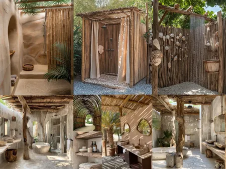 מקלחות חוץ Interior Design Mood Board by emilia gur on Style Sourcebook
